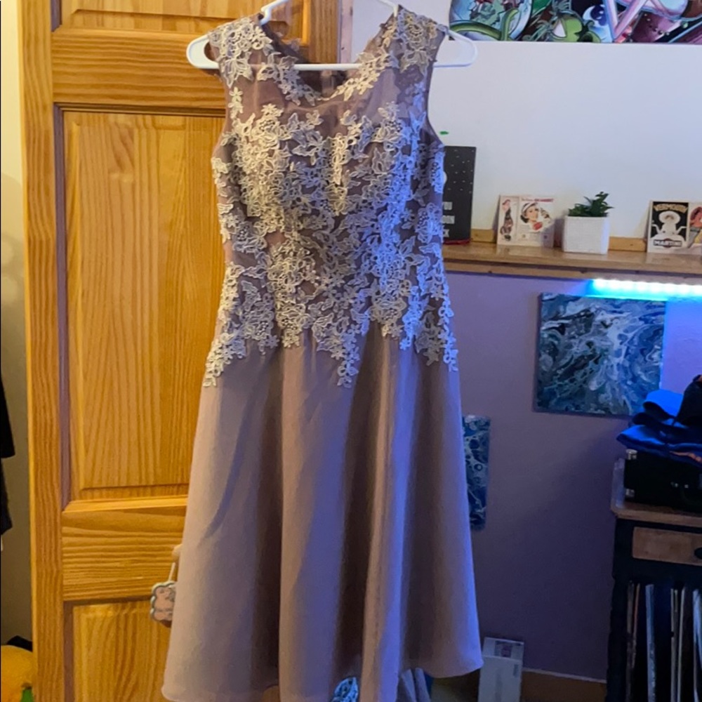 Lilac Mother of the bride dress